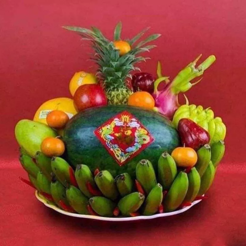 mâm ngũ quả ngày tết 12