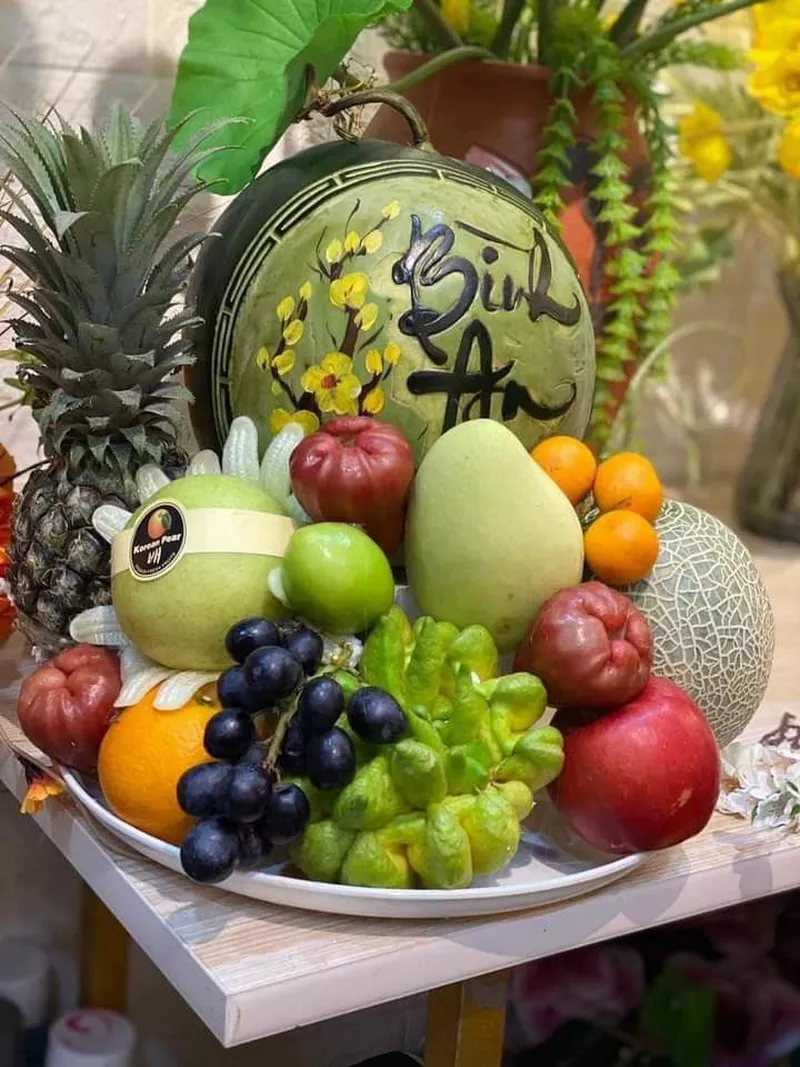 mâm ngũ quả ngày tết 13