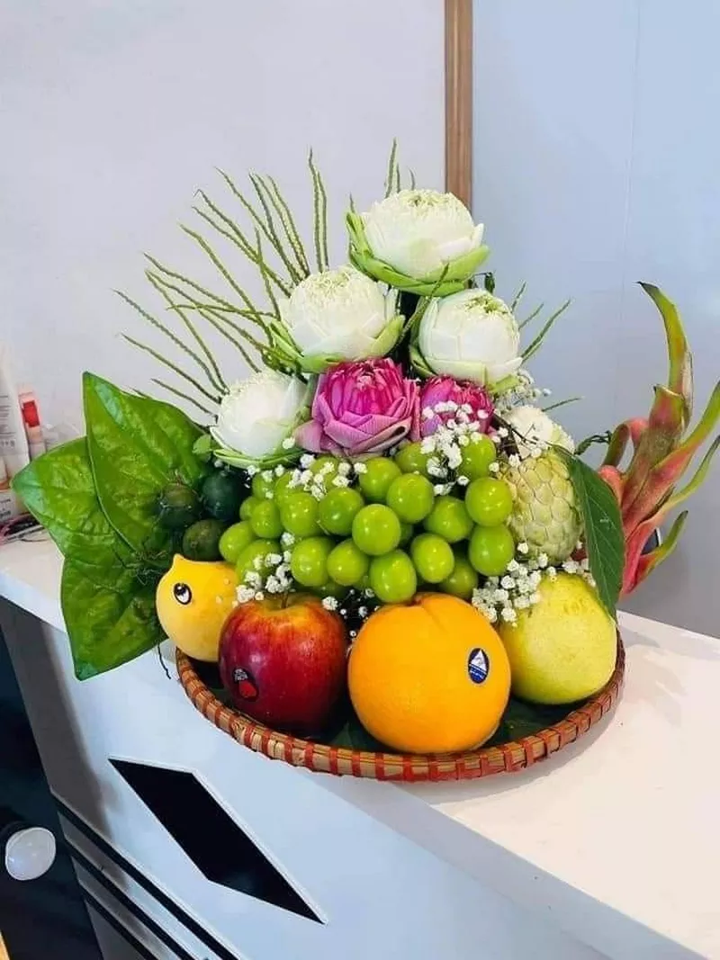 mâm ngũ quả ngày tết 24