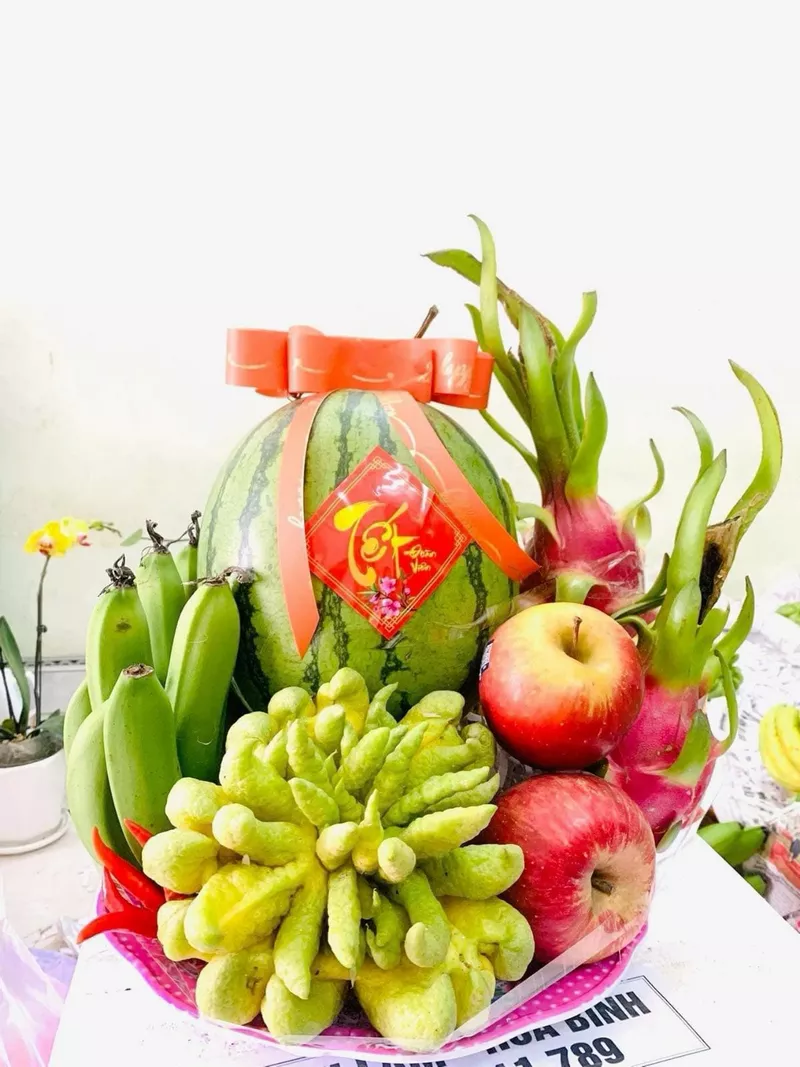 mâm ngũ quả ngày tết 5
