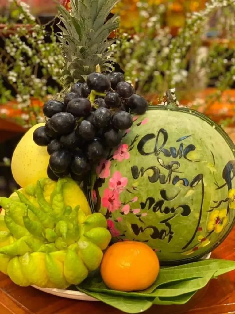 mâm ngũ quả ngày tết 6