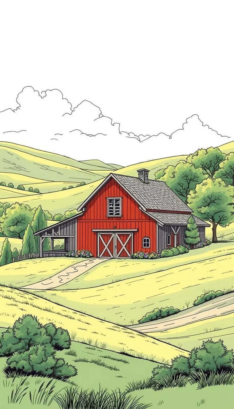 ý tưởng vẽ ngôi nhà trong tranh 17