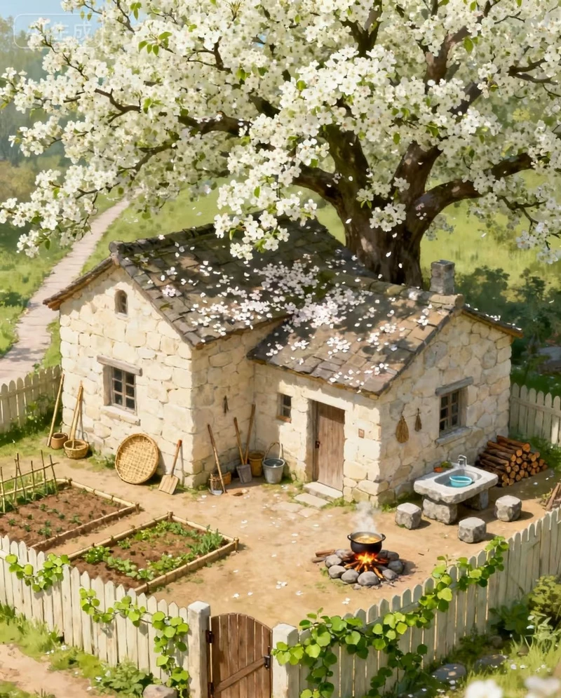 ý tưởng vẽ ngôi nhà trong tranh 30