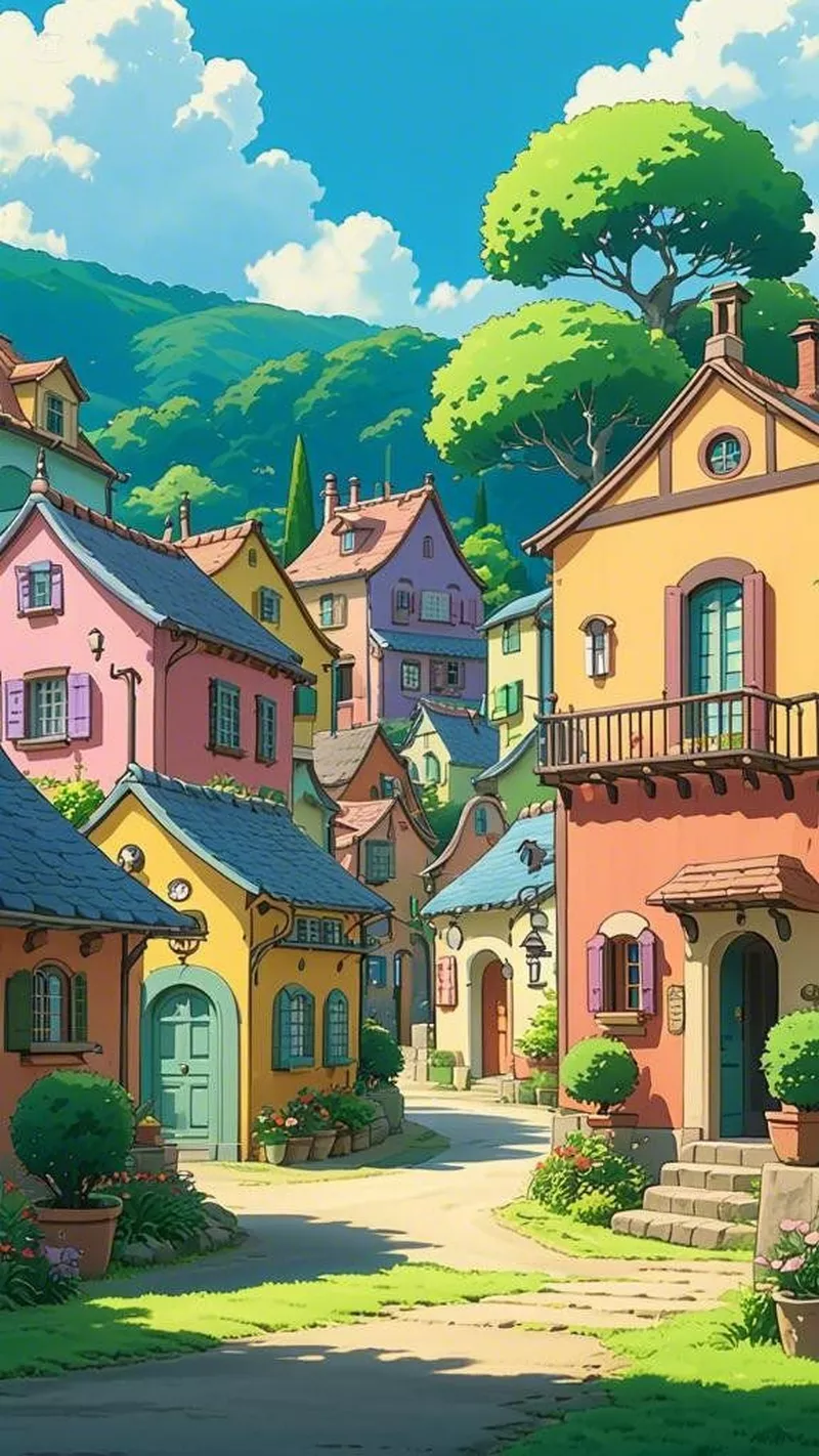 ý tưởng vẽ ngôi nhà trong tranh 31