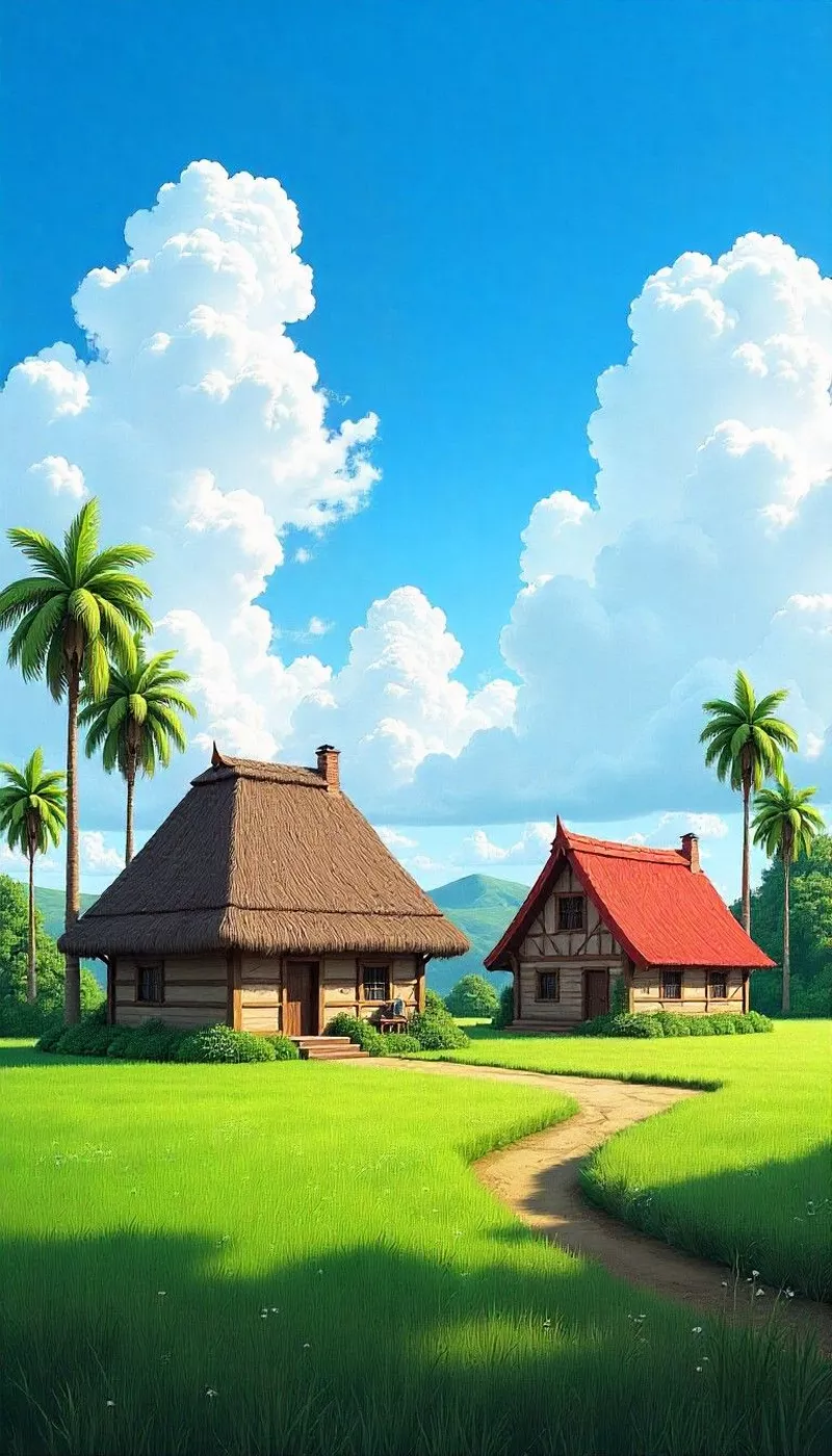 ý tưởng vẽ ngôi nhà trong tranh 40