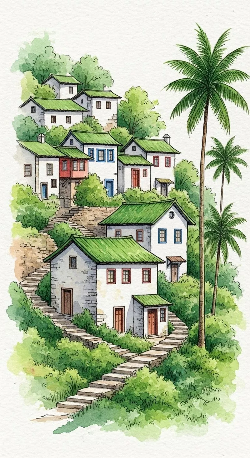 ý tưởng vẽ ngôi nhà trong tranh 6