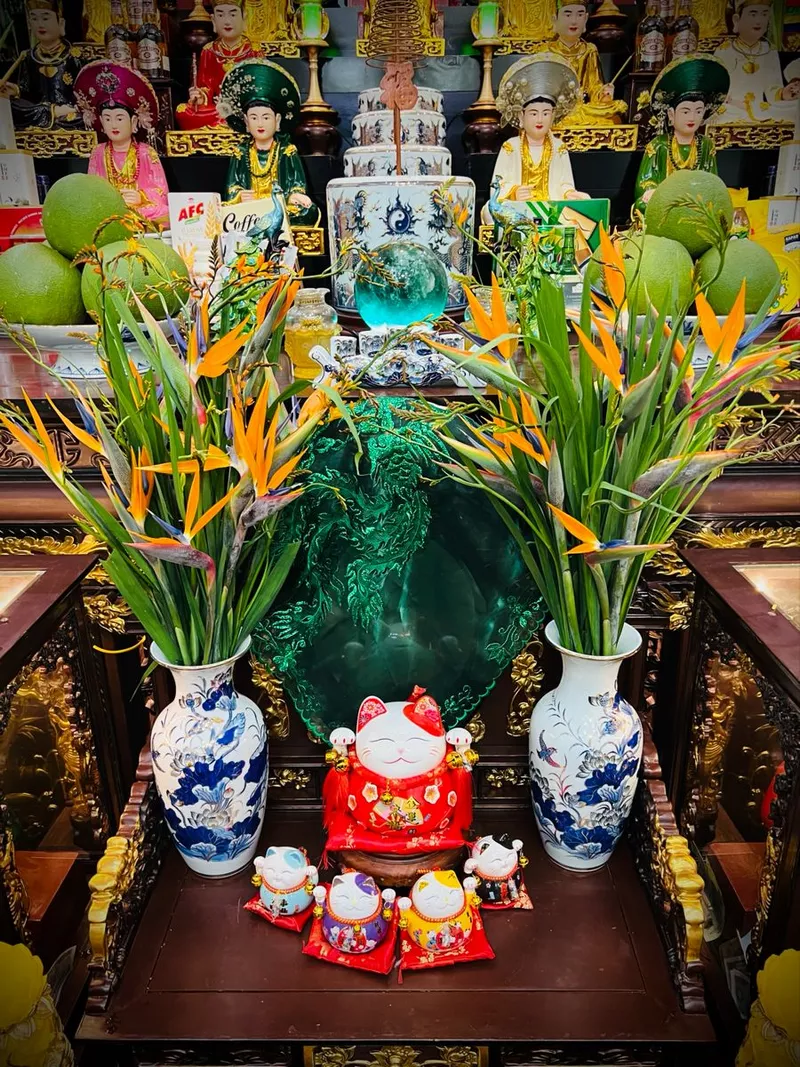 trang trí bàn thờ ngày tết 6