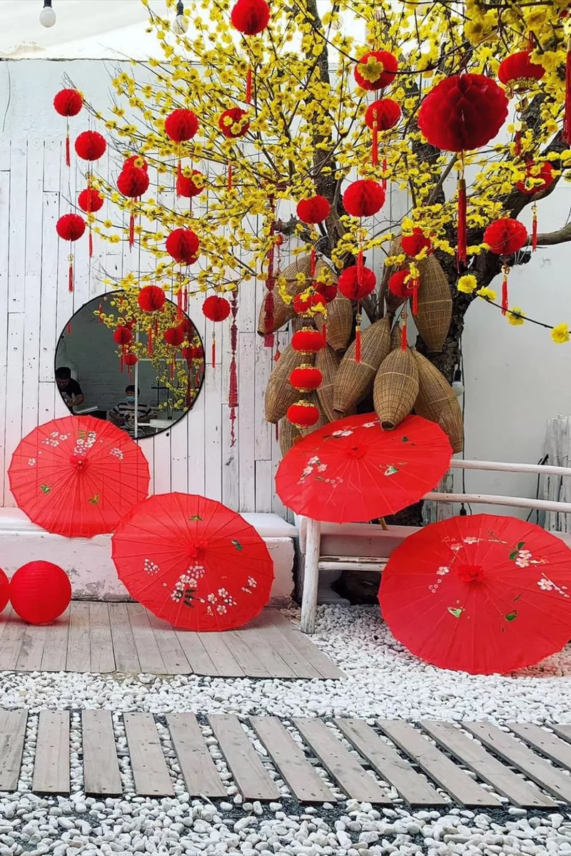 ý tưởng trang trí tết 2