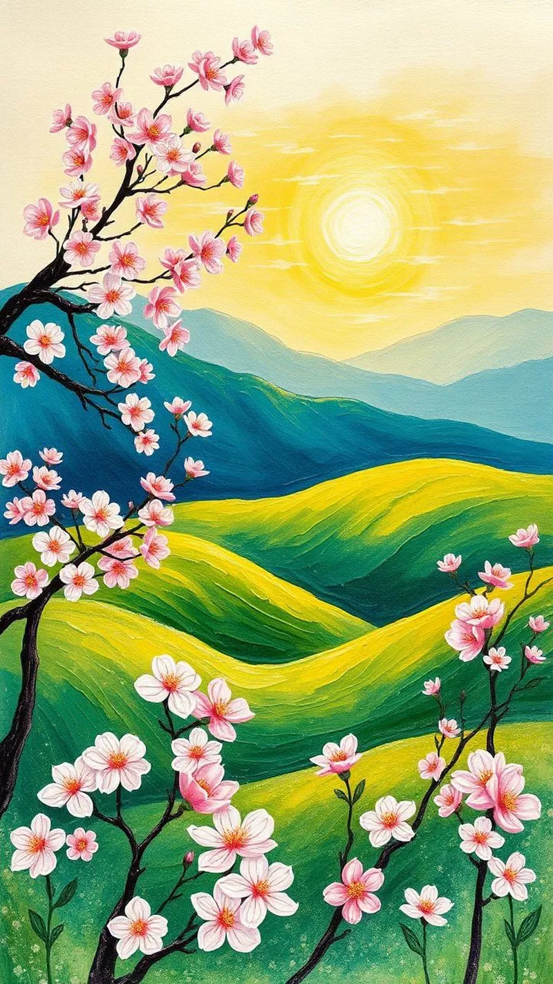 ý tưởng vẽ tranh tết 5