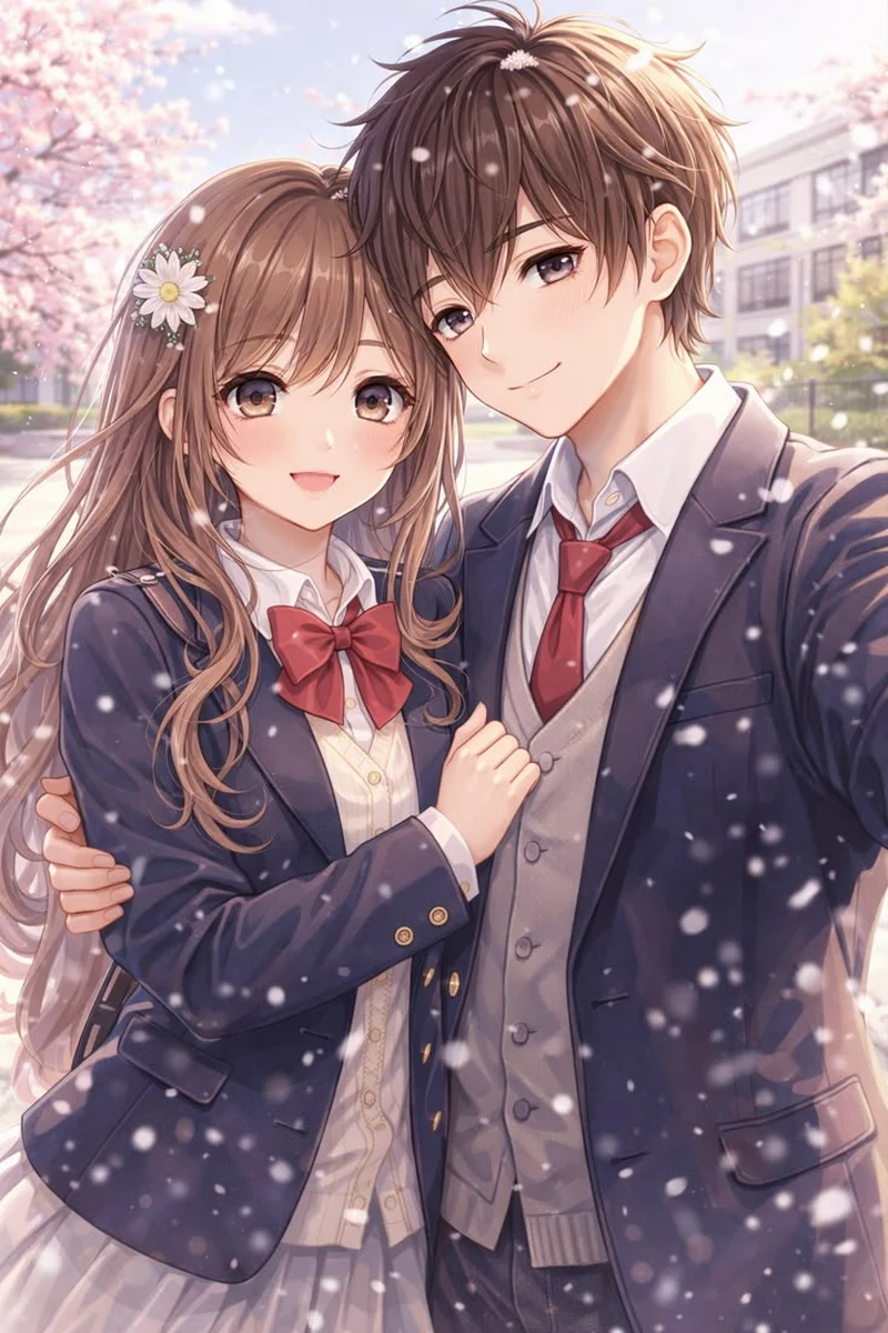 Avatar đôi cute cho cặp đôi yêu nhau siêu dễ thương