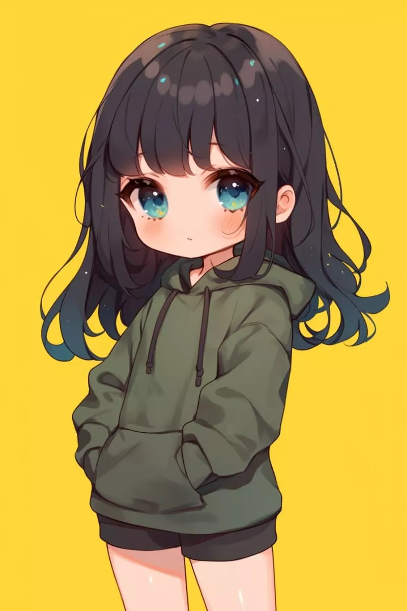 Chibi nữ cute tạo hình đáng yêu dễ mến