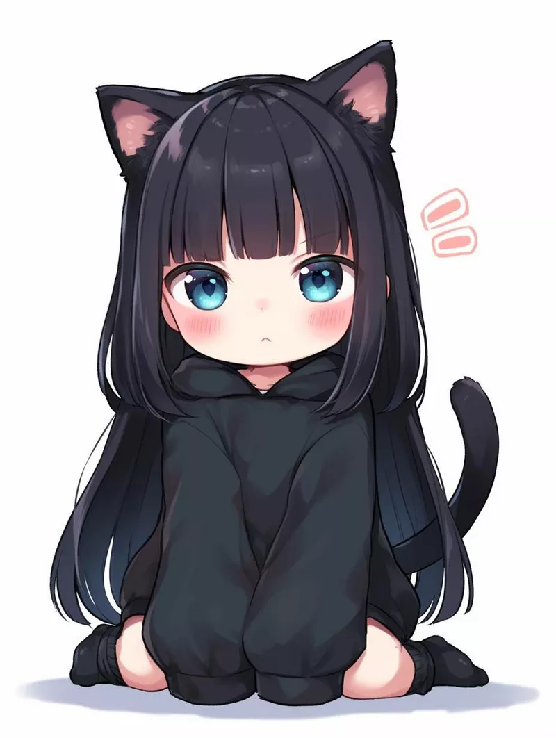 Chibi nữ dễ thương phong cách anime cute
