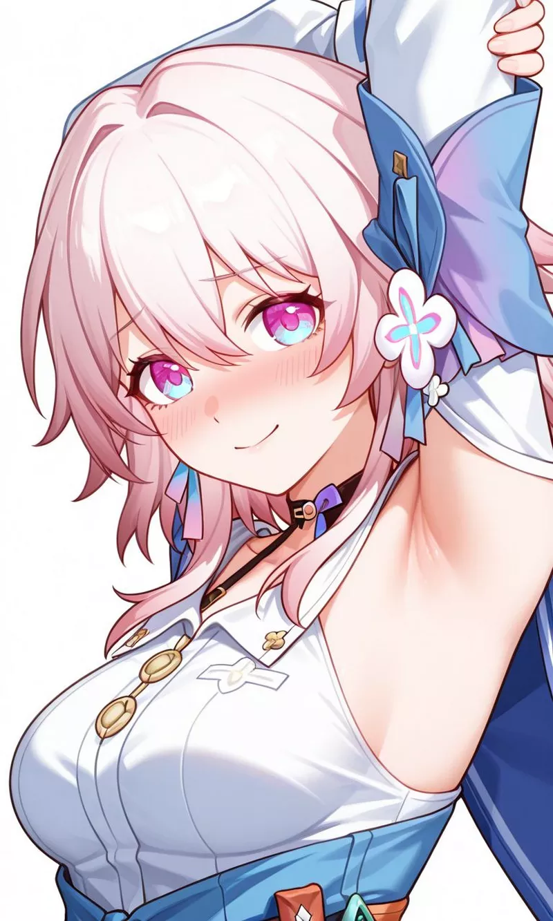 Hình anime nữ cute ánh mắt ngây thơ trong sáng