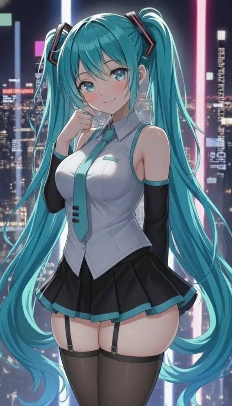 Hình anime nữ cute tóc dài cười ngọt ngào cực đáng yêu