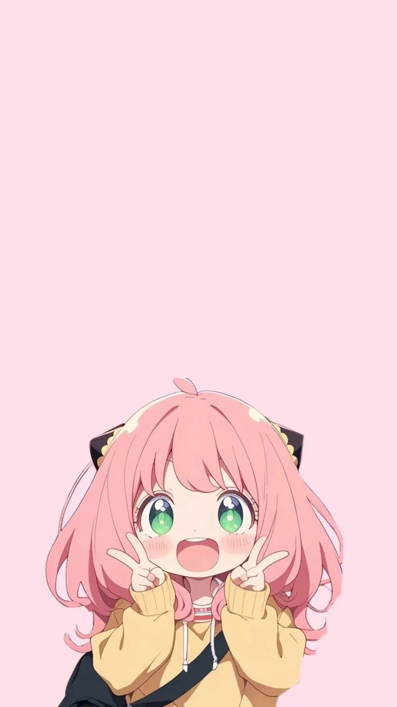 Hình chibi nữ cute tạo cảm giác vui vẻ