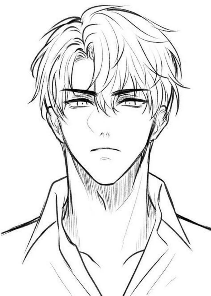 Vẽ người anime nam lạnh lùng cá tính