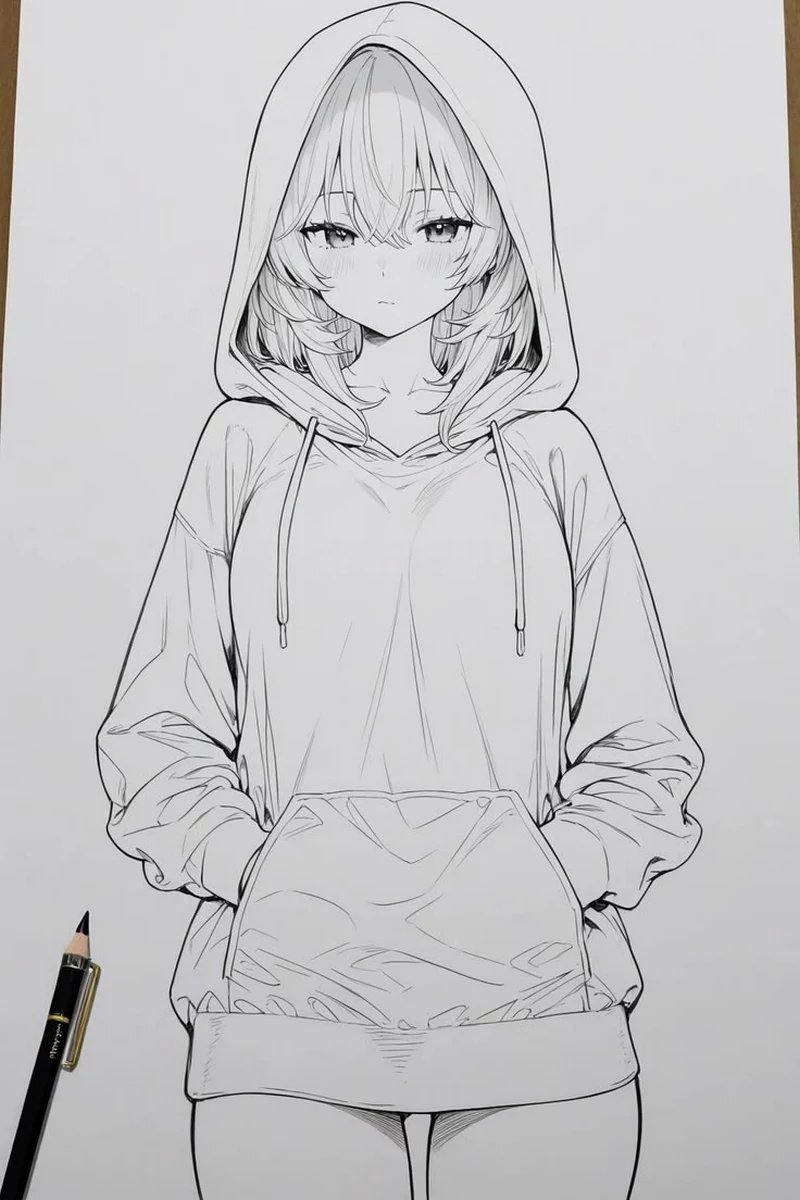 Vẽ người anime phong cách học đường