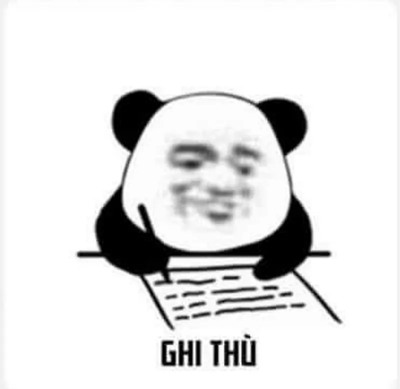 Ảnh Meme Gấu Trúc Tấu Hài Đỉnh Cao
