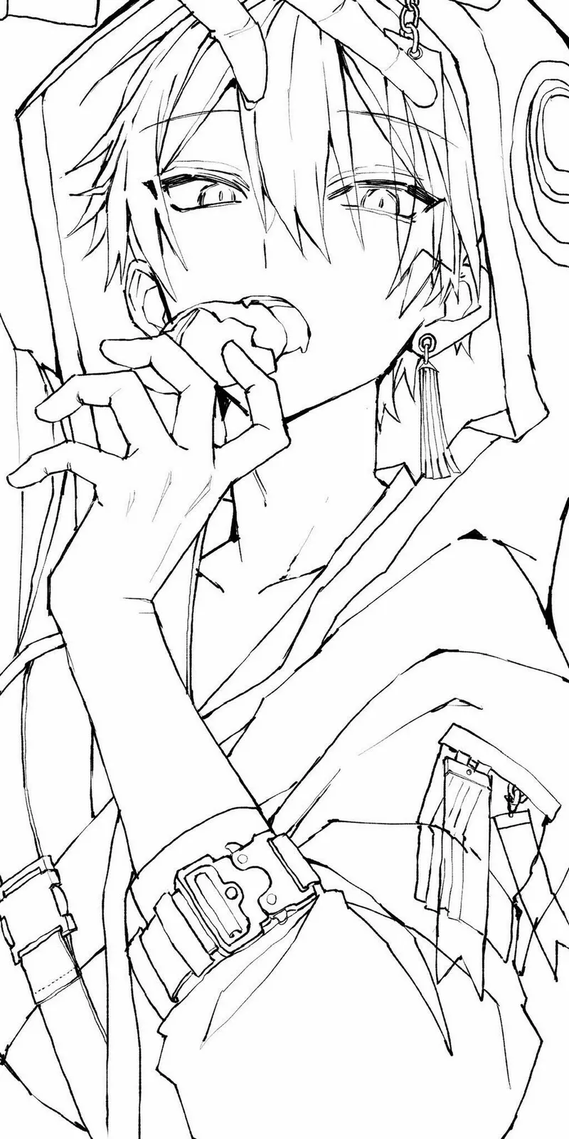 Tranh Tô Màu Anime Dễ Thương Đang Trend