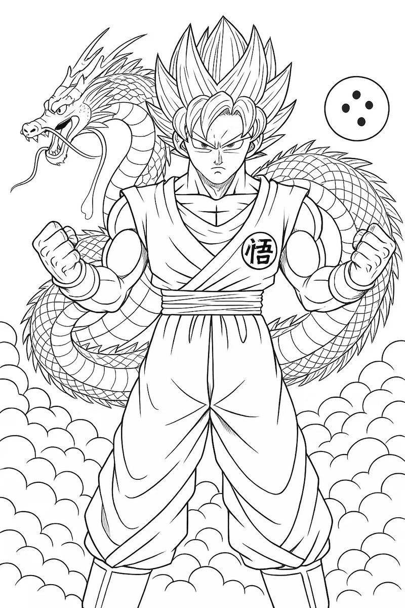 Tranh Tô Màu Anime Nam Ngầu Cá Tính