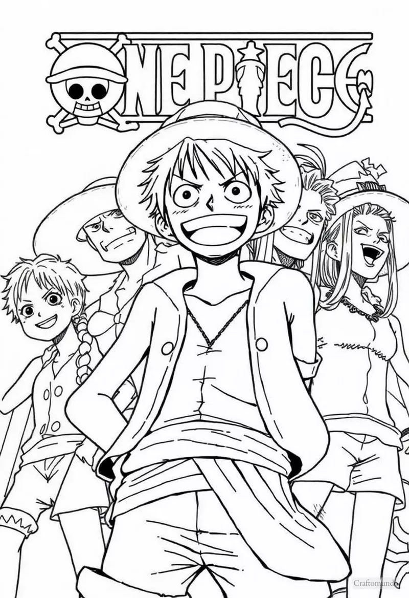 Tranh Tô Màu Anime Ngầu Dành Cho Bé Trai