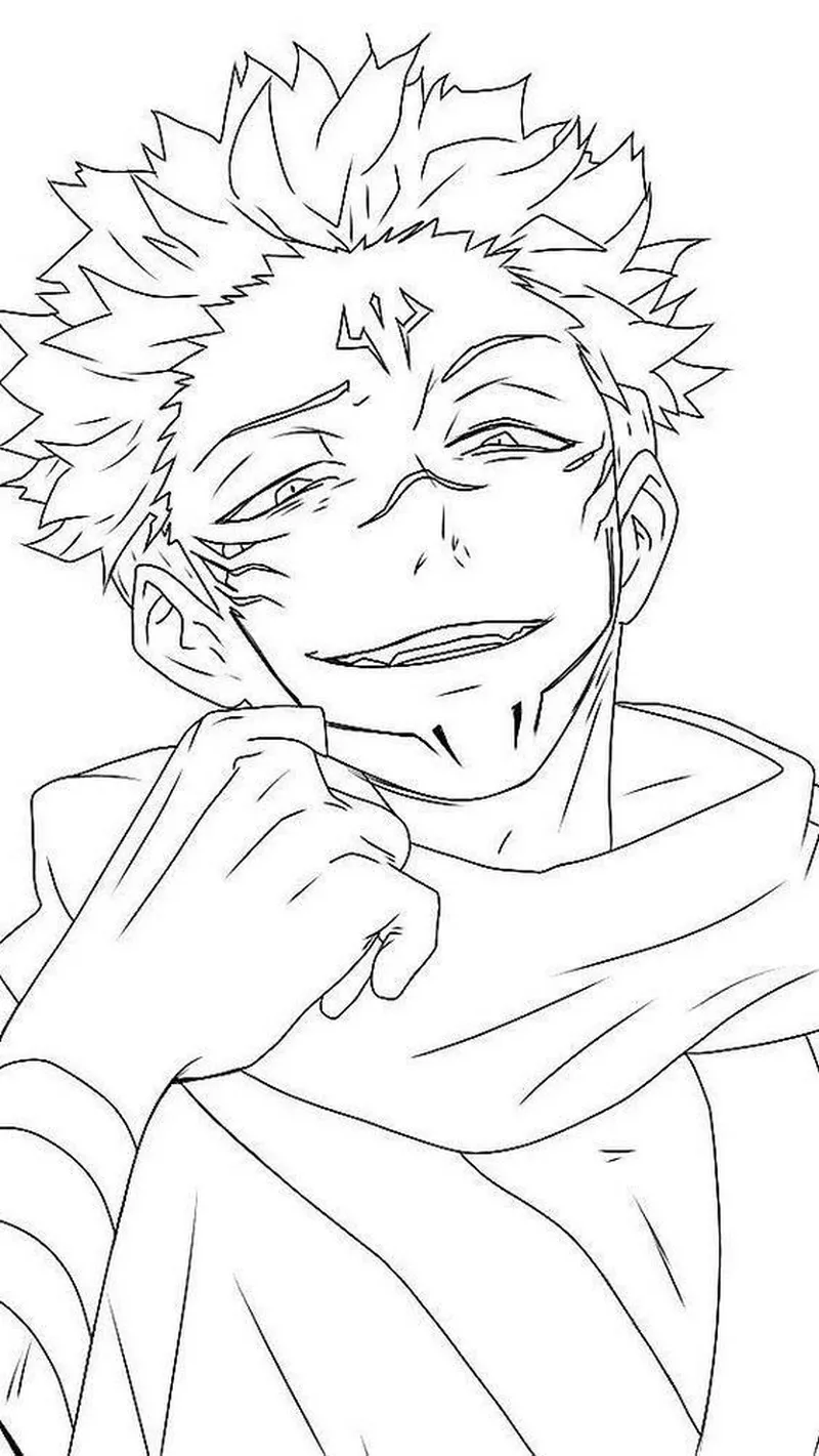 Tranh Tô Màu Anime Ngầu Lòi Cho Bé Trai