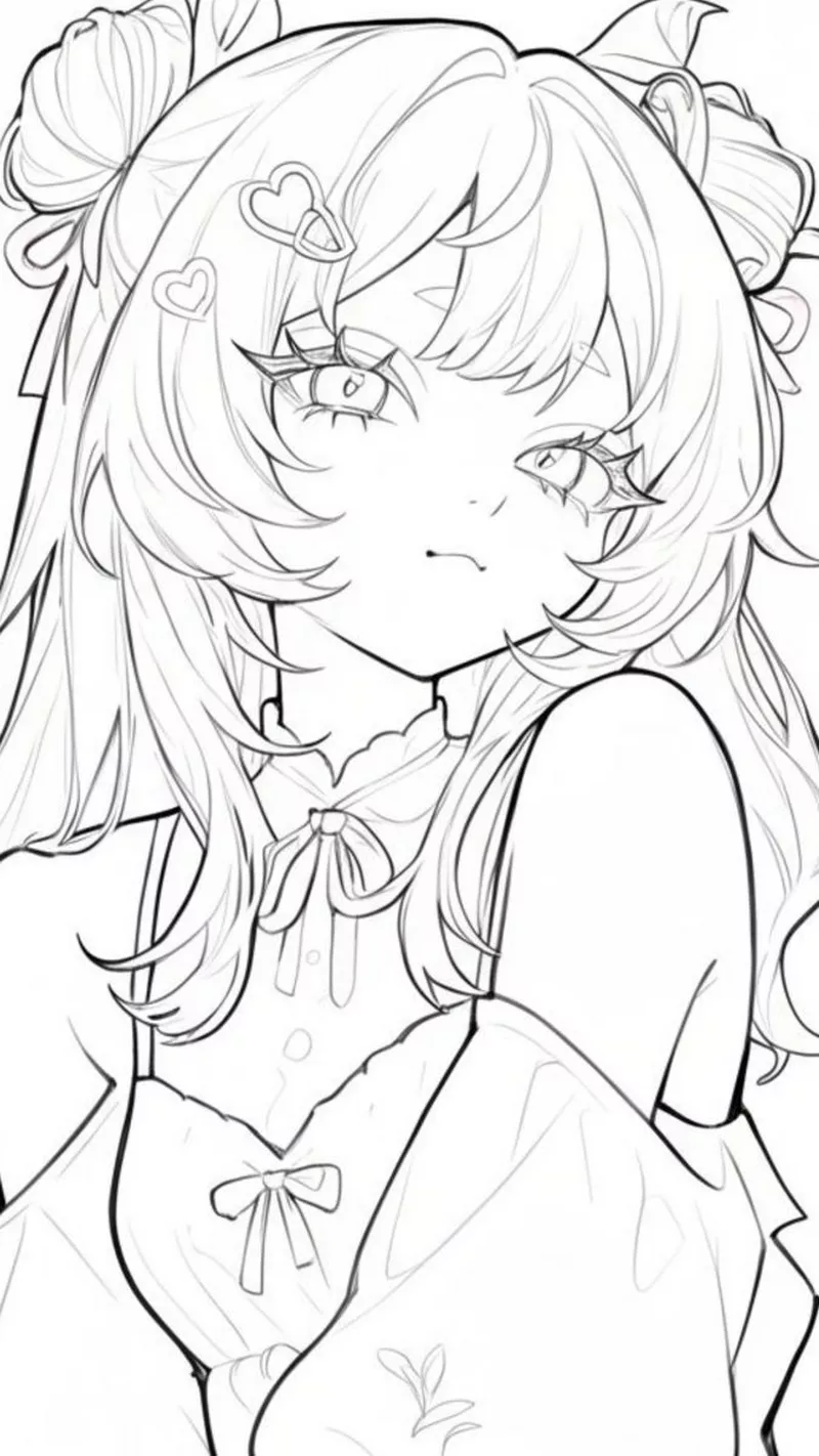 Tranh Tô Màu Anime Phong Cách Nhật Bản Cổ Điển