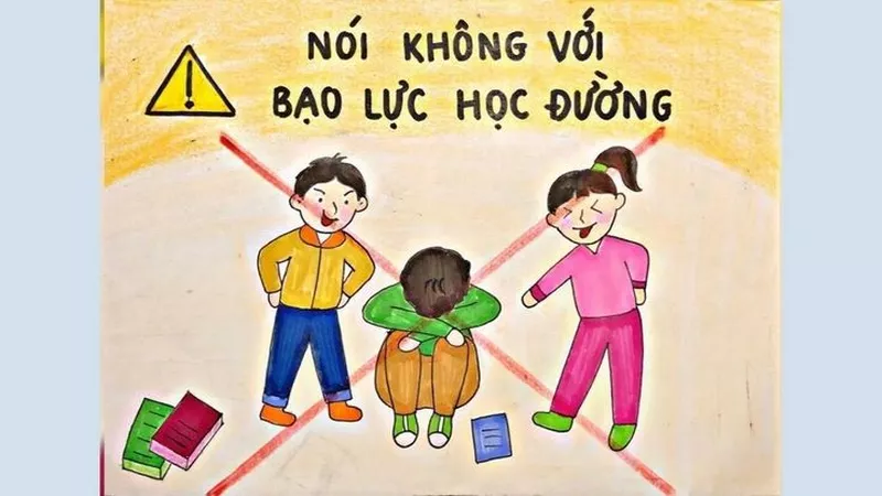 Tranh Vẽ Học Sinh Cần Được Bảo Vệ