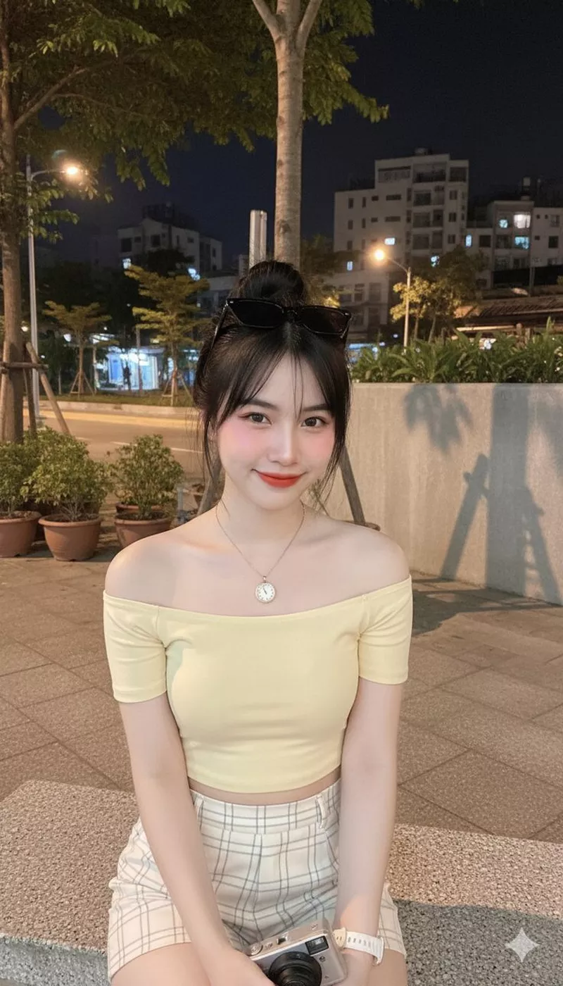 Ảnh Gái Xinh Cười Ngọt Ngào Khiến Tim Tan Chảy