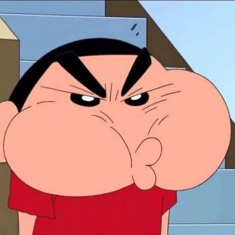 Ảnh Shin Mặt Đơ Hài Hước Siêu Viral
